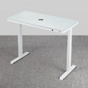 Height Adjustable electric desk with glass tabletop G128U