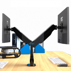 Dual  monitor arm with gas spring HMD8SP